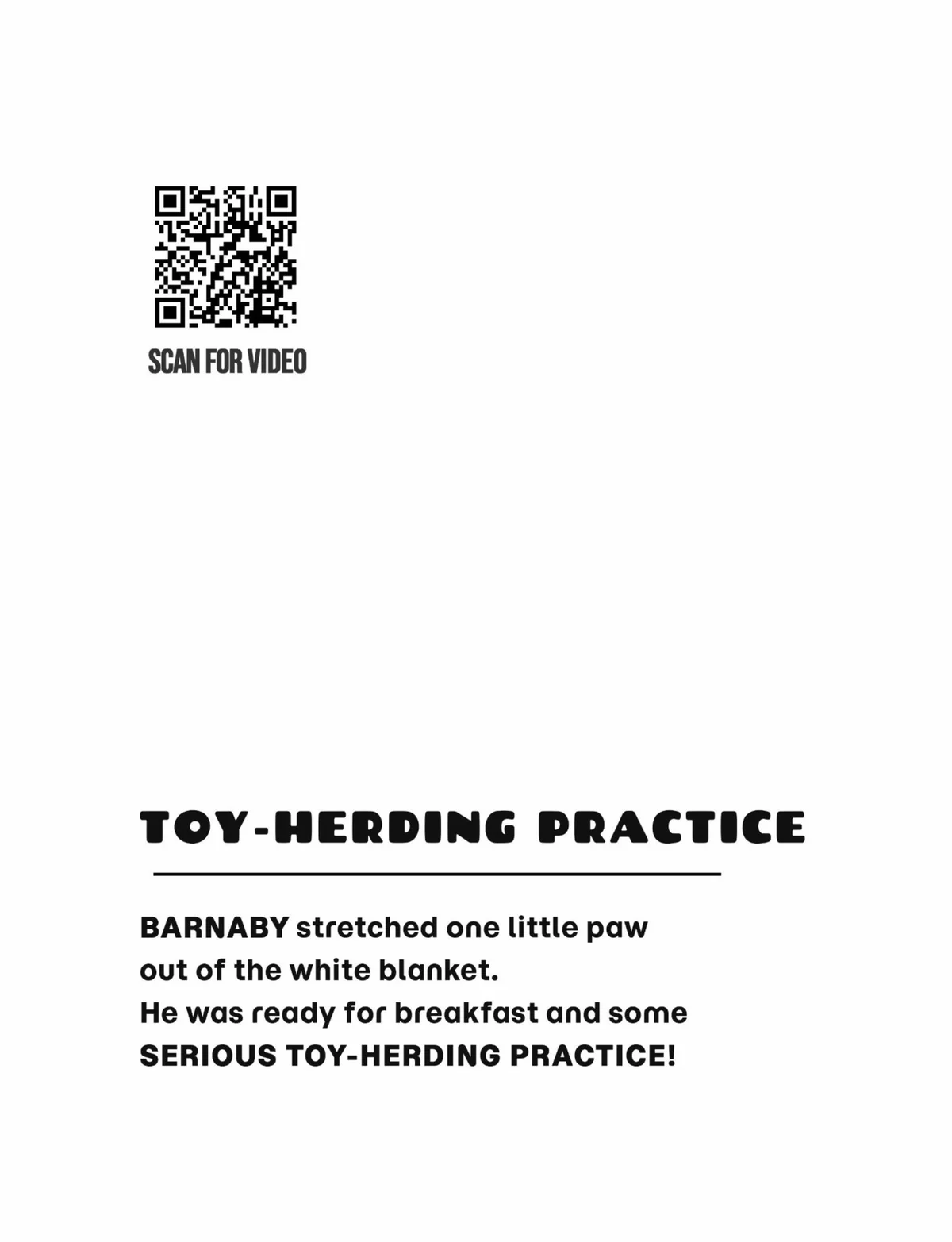 QR code scan feature in PAWS interactive coloring book